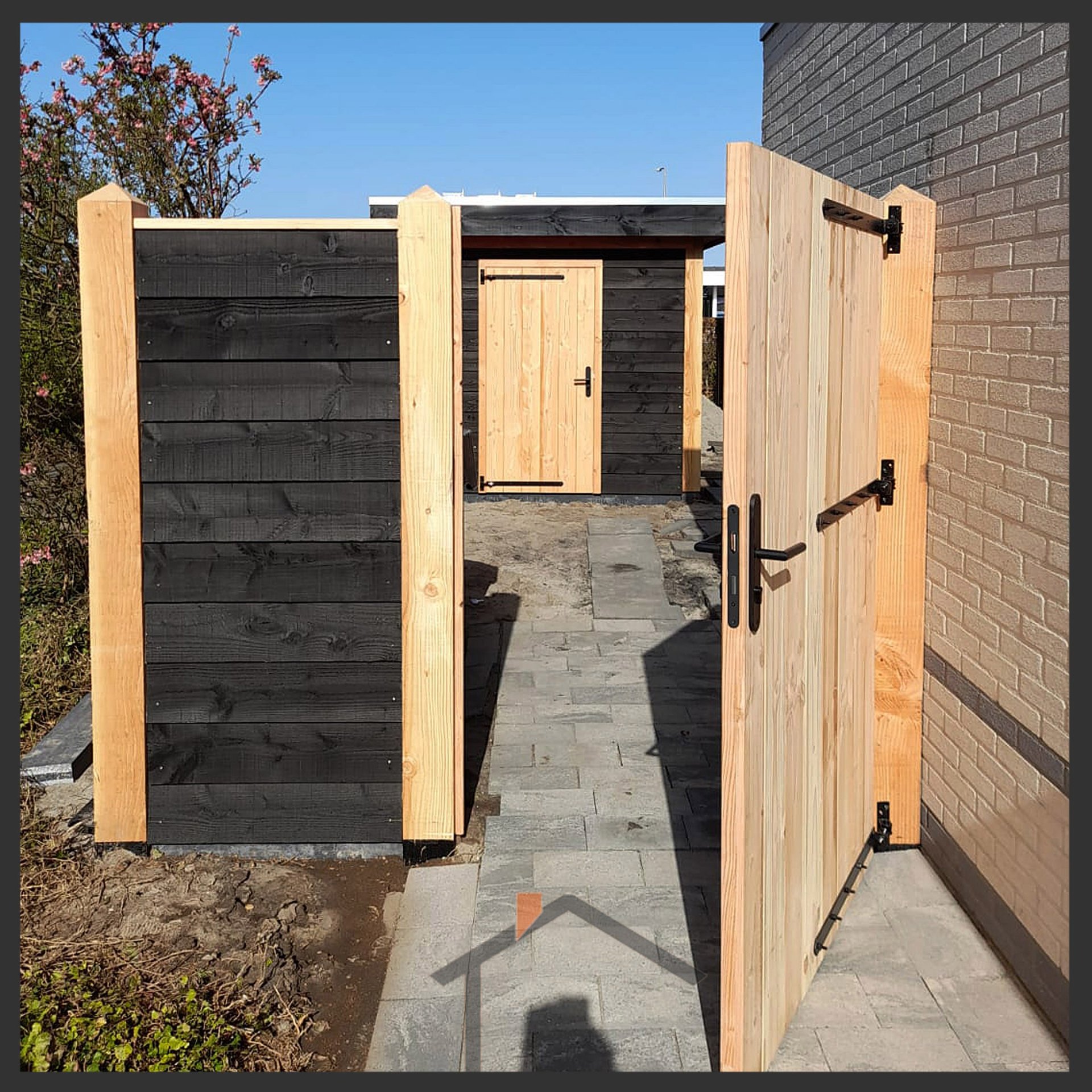 Schutting zetten Kampen