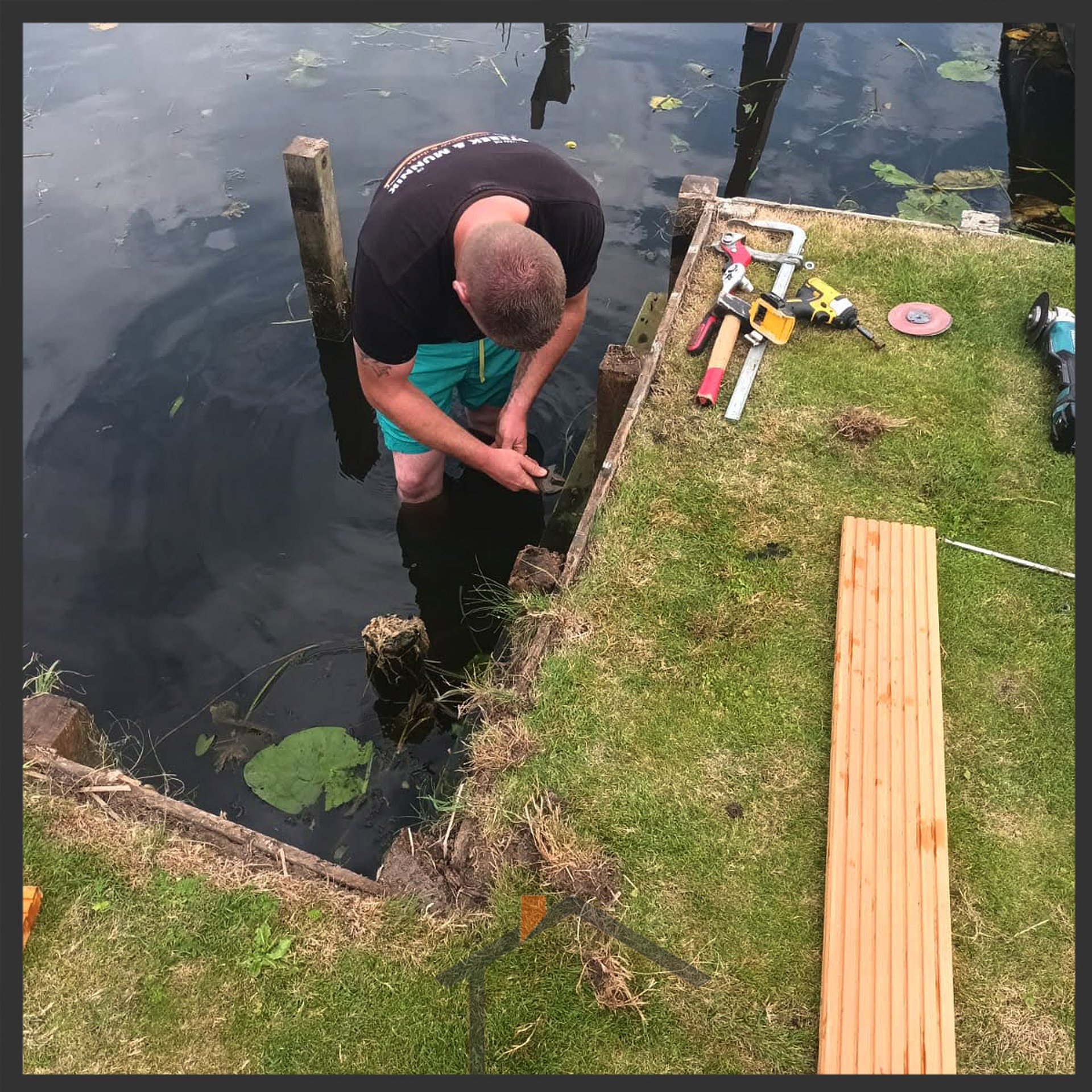 Nieuwe steiger laten bouwen