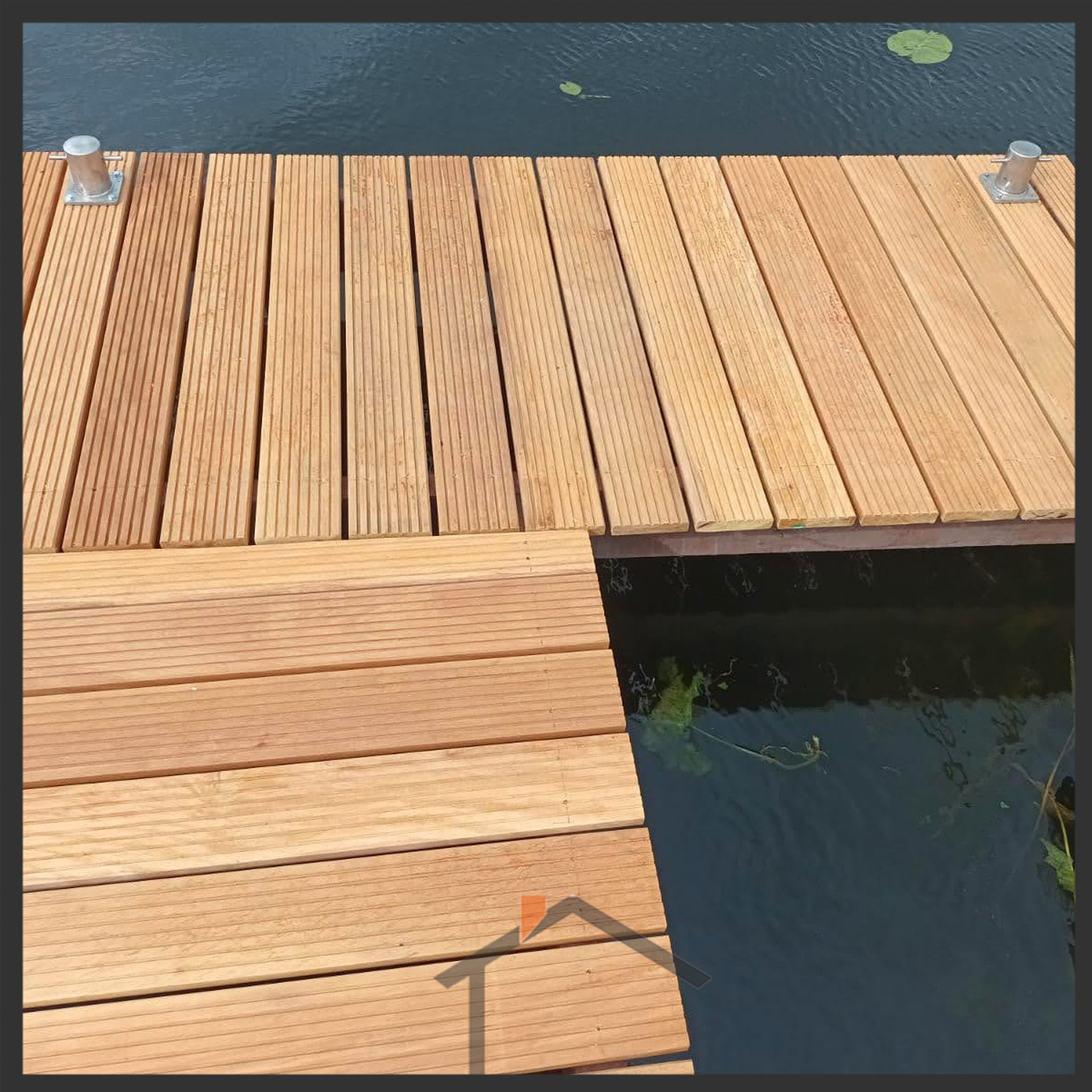 Steiger hardhouten balken