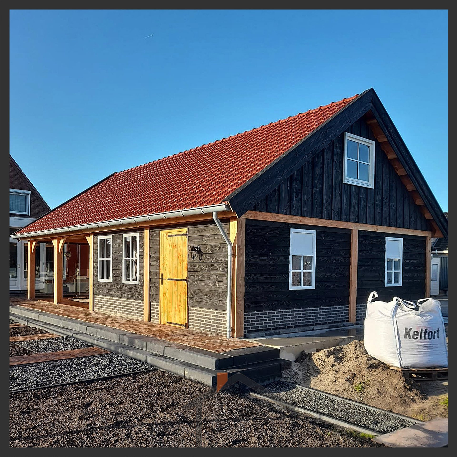 Schuur duivenhok bouw overkapping Kampen