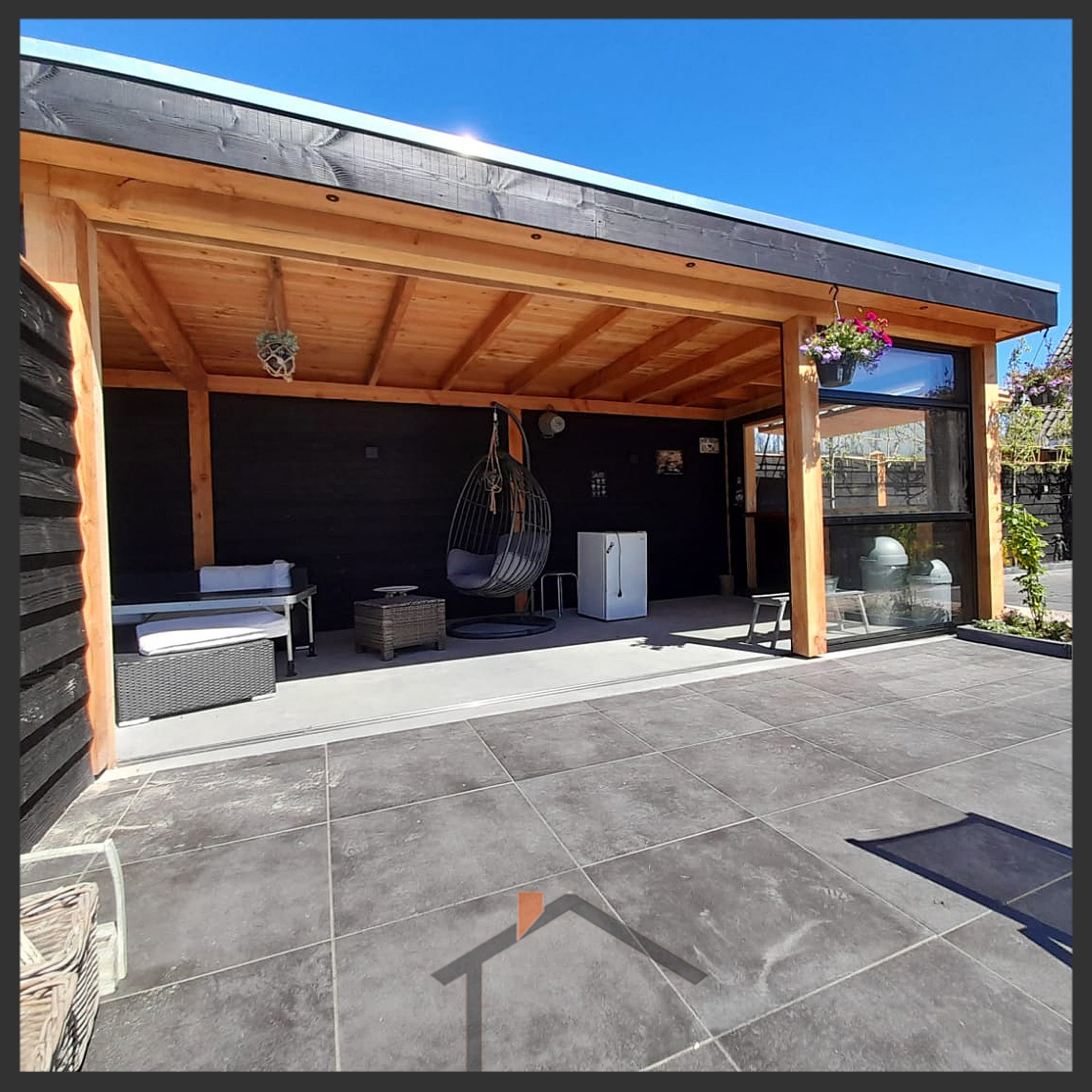 Overkapping Douglas Hout Kampen